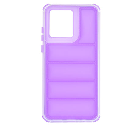 Custodia per Motorola Moto G84, Techsuit, Wave Shield, Viola