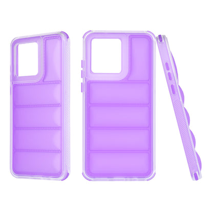 Custodia per Motorola Moto G84, Techsuit, Wave Shield, Viola
