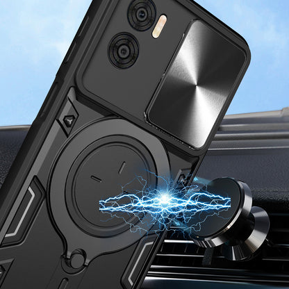 Custodia per Motorola Moto G85, Techsuit, CamGuard Pro, Nera