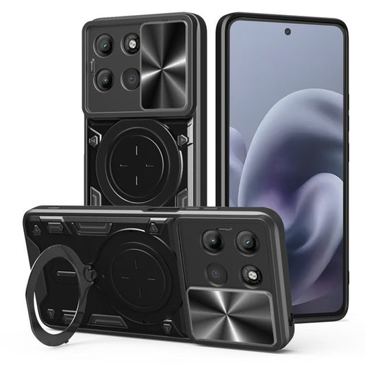 Custodia per Motorola Moto G86 Power, Techsuit, CamGuard Pro, Nera