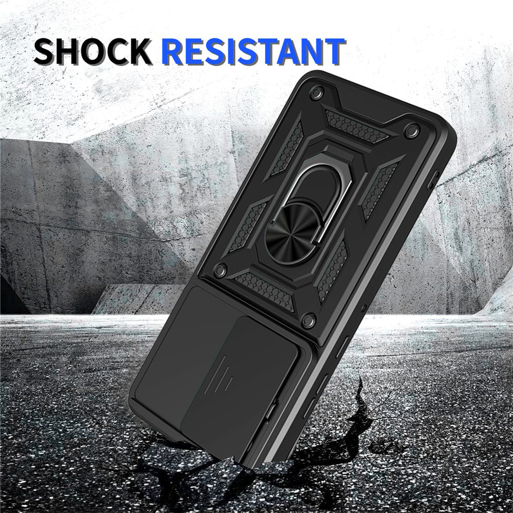 Custodia per Motorola Moto G86 Power, Techsuit, CamShield, Nera