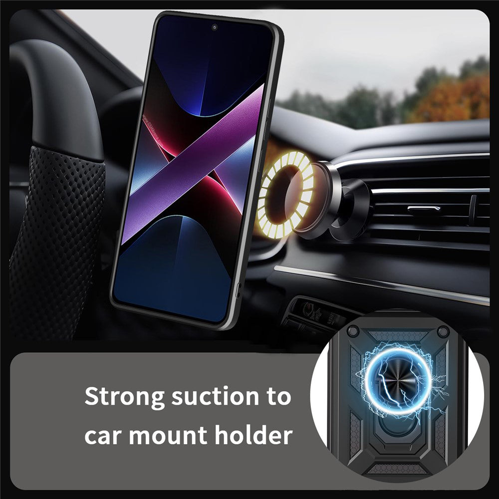 Custodia per Motorola Moto G86 Power, Techsuit, CamShield, Nera