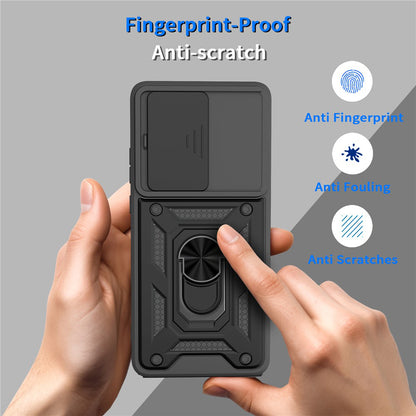 Custodia per Motorola Moto G86 Power, Techsuit, CamShield, Nera