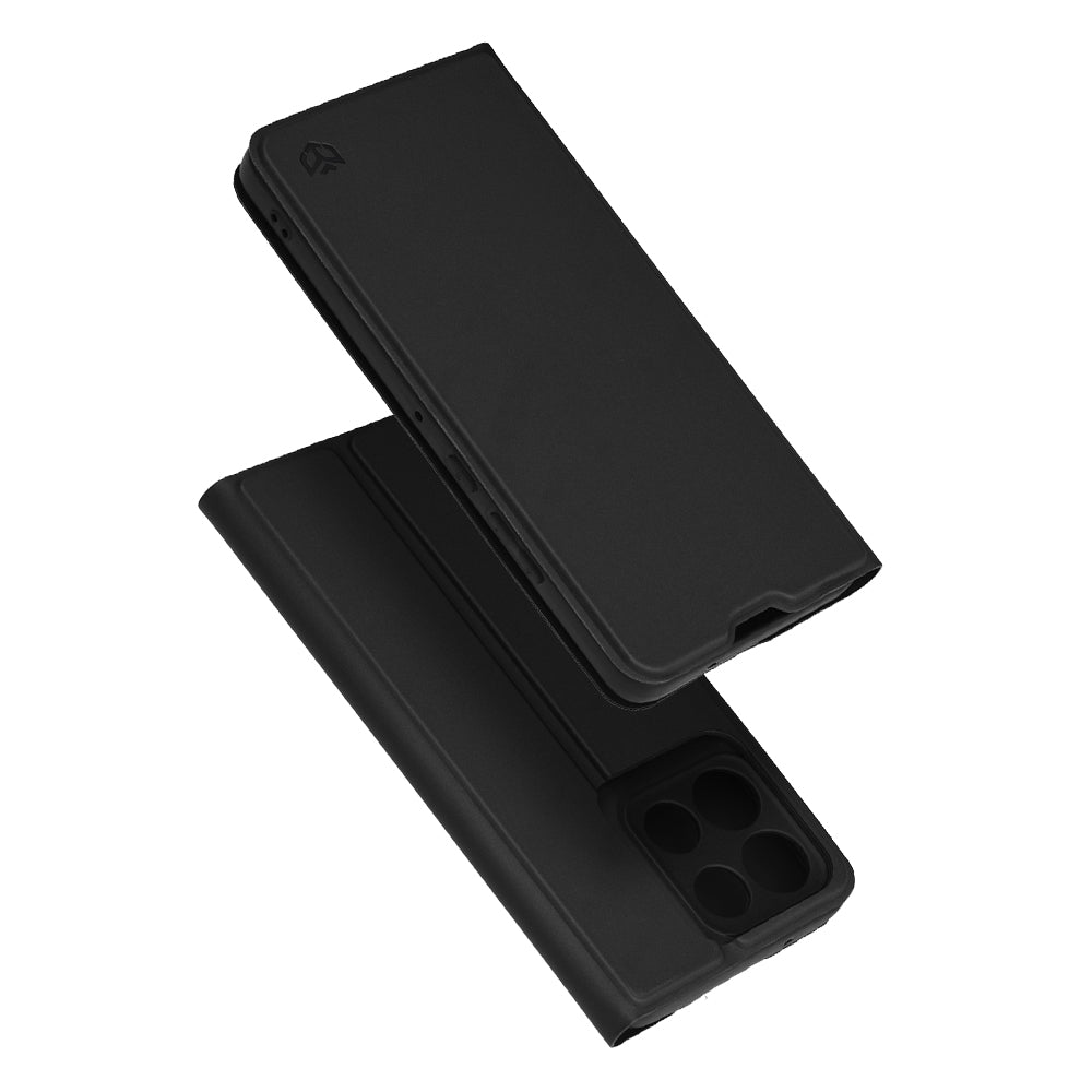 Custodia per Motorola Moto G86 Power, Techsuit, Magskin Book, Nera