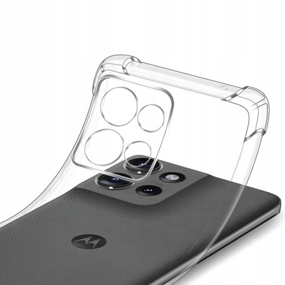 Custodia per Motorola Moto G86 Power, Techsuit, Shockproof Clear, Trasparente