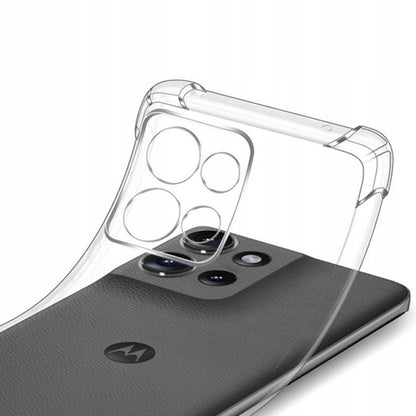 Custodia per Motorola Moto G86 Power, Techsuit, Shockproof Clear, Trasparente
