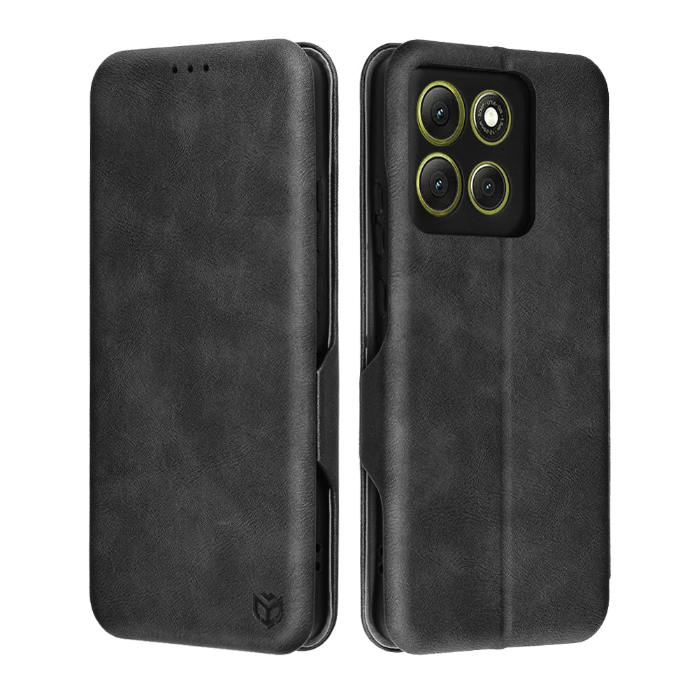 Custodia per Motorola Moto G86, Techsuit, Safe Wallet Plus, Nera