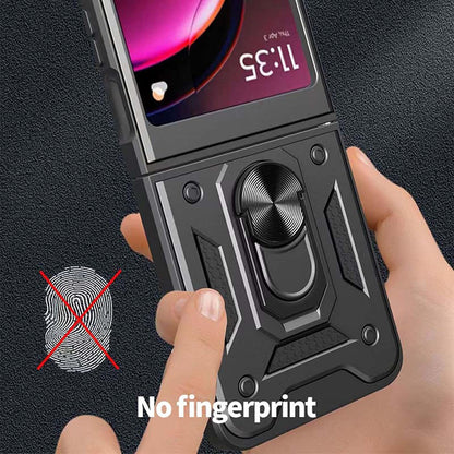 Custodia per Motorola Razr 50 Ultra, Techsuit, CamShield, Nera