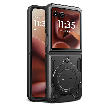 Custodia per Motorola Razr 60 Ultra, Techsuit, CamGuard Pro, Nera