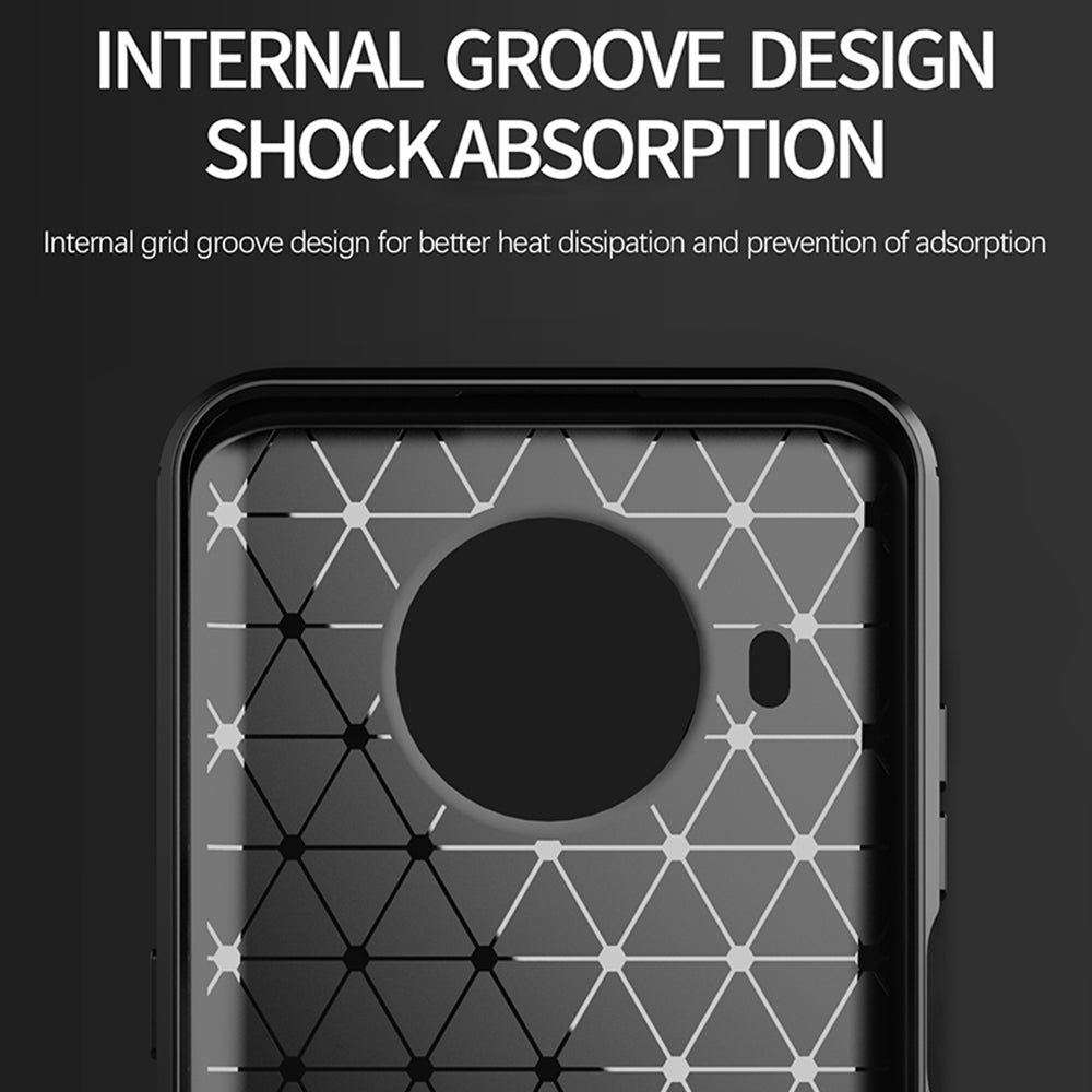 Custodia per Nokia X10 / X20, Techsuit, Carbonio, Nera