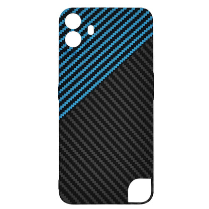Custodia per Nothing CMF Phone 1, Techsuit, Carbonite FiberShell, Nero Bleu