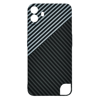 Custodia per Nothing CMF Phone 1, Techsuit, Carbonite FiberShell, Nero Grigio