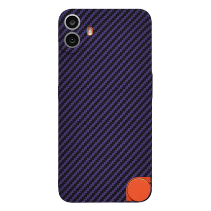 Custodia per Nothing CMF Phone 1, Techsuit, Carbonite FiberShell, Viola