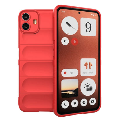 Custodia per Nothing CMF Phone 1, Techsuit, Magic Shield, Rossa