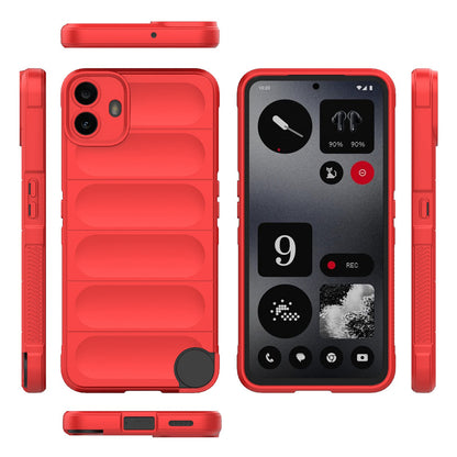 Custodia per Nothing CMF Phone 1, Techsuit, Magic Shield, Rossa
