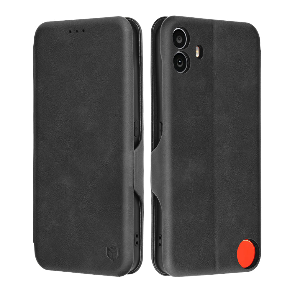 Custodia per Nothing CMF Phone 1, Techsuit, Safe Wallet Plus, Nera