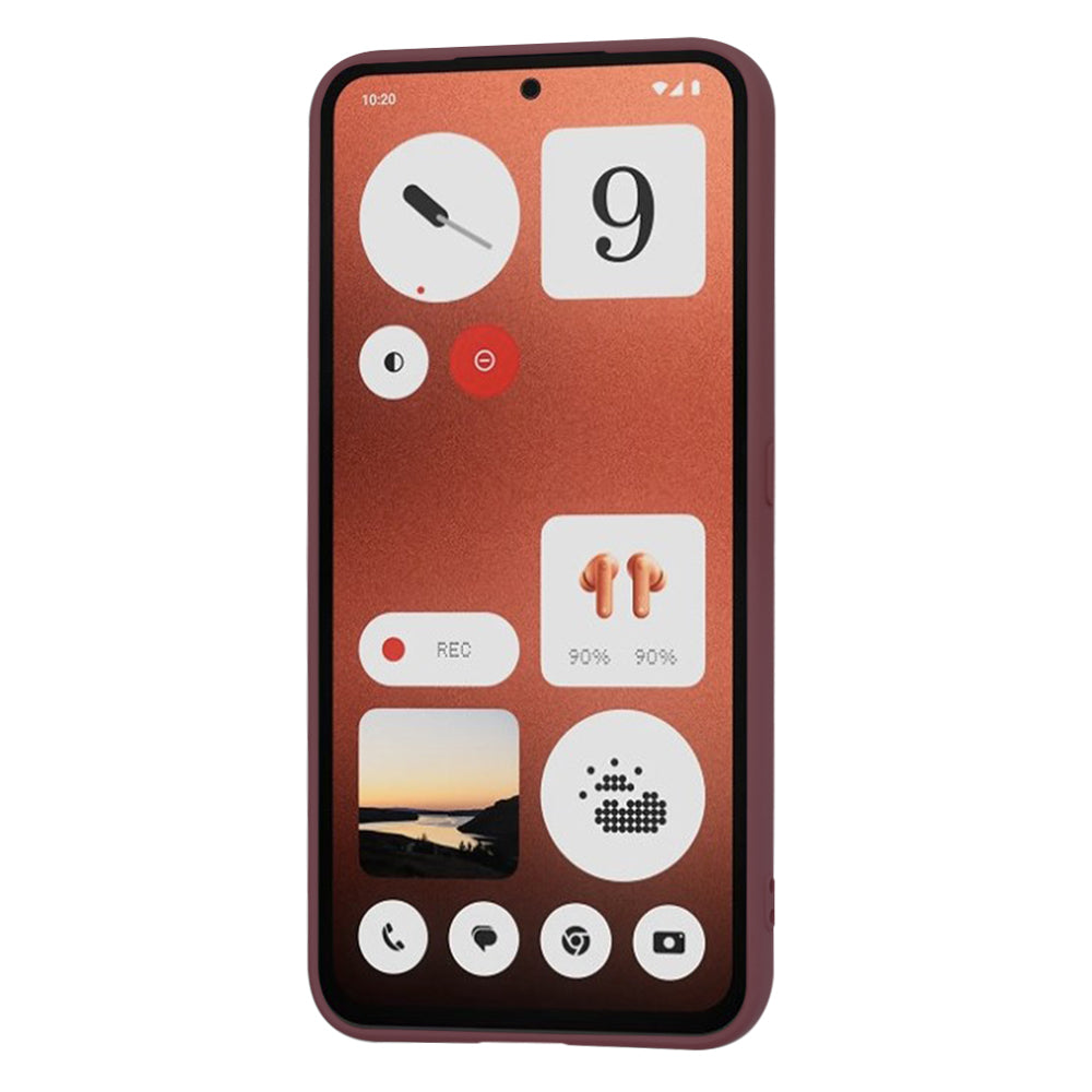 Case for Nothing CMF Phone 1, Techsuit, SoftFlex, Burgundy