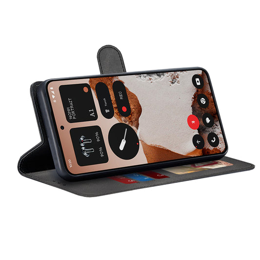 Custodia per Nothing CMF Phone 2 Pro, Techsuit, Diary Book, Nera