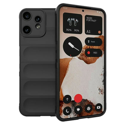 Custodia per Nothing CMF Phone 2 Pro, Techsuit, Magic Shield, Nera