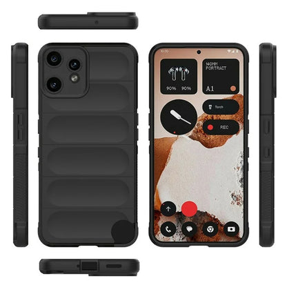 Custodia per Nothing CMF Phone 2 Pro, Techsuit, Magic Shield, Nera