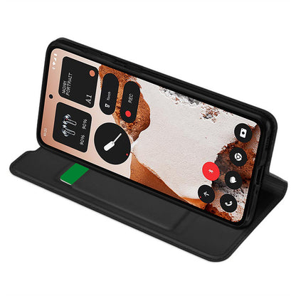 Custodia per Nothing CMF Phone 2 Pro, Techsuit, Magskin Book, Nera