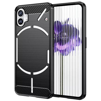 Custodia per Nothing Phone (1), Techsuit, Carbonio, Nera