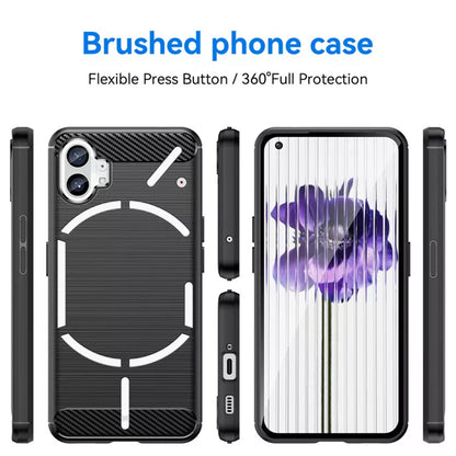 Custodia per Nothing Phone (1), Techsuit, Carbonio, Nera