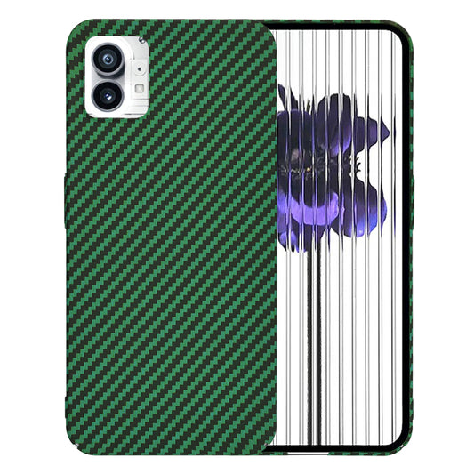 Custodia per Nothing Phone (1), Techsuit, Carbonite FiberShell, Verde