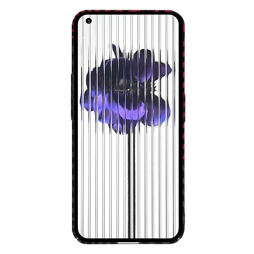 Custodia per Nothing Phone (1), Techsuit, Carbonite FiberShell, Nero Rosso