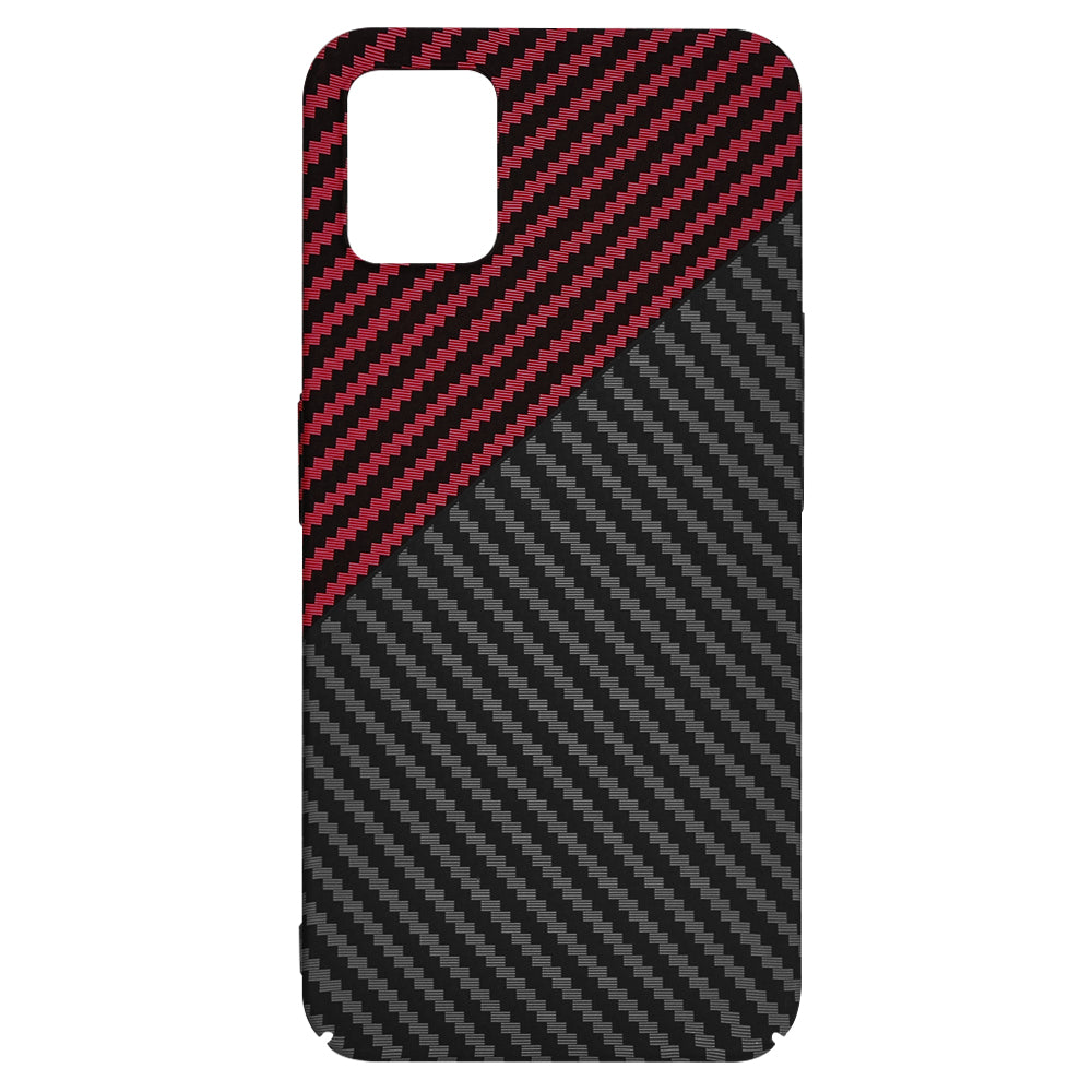 Custodia per Nothing Phone (1), Techsuit, Carbonite FiberShell, Nero Rosso
