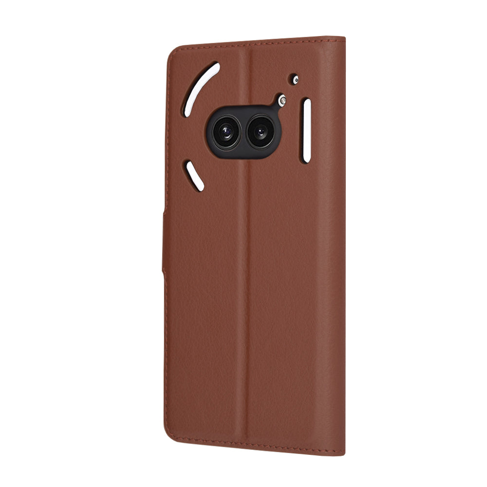 Custodia per Nothing Phone (2a) Plus / Phone (2a), Techsuit, Leather Folio, Marrone