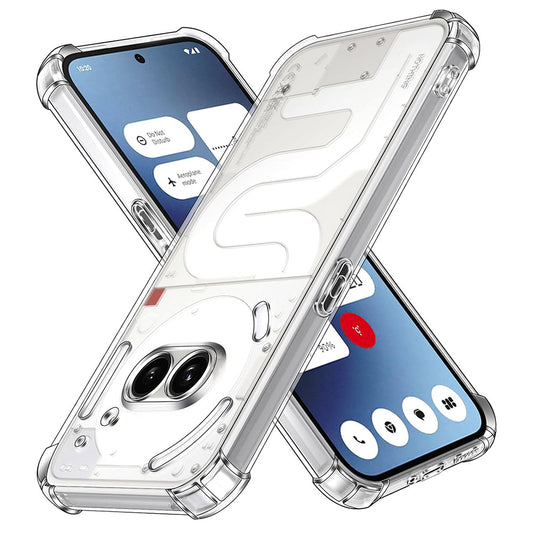 Custodia per Nothing Phone (2a) Plus / Phone (2a), Techsuit, Shockproof Clear, Trasparente