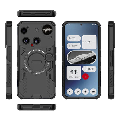 Custodia MagSafe per Nothing Phone (3), Techsuit, ArmorMag, Nera