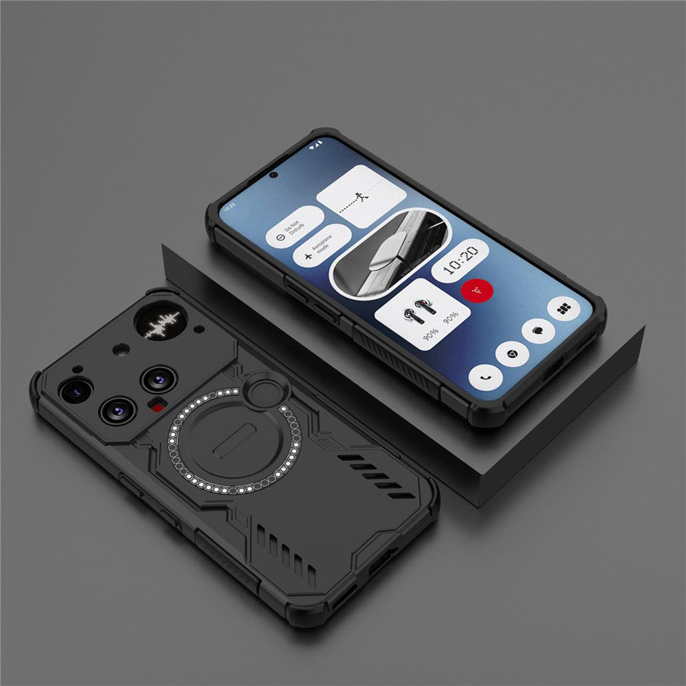 Custodia MagSafe per Nothing Phone (3), Techsuit, ArmorMag, Nera