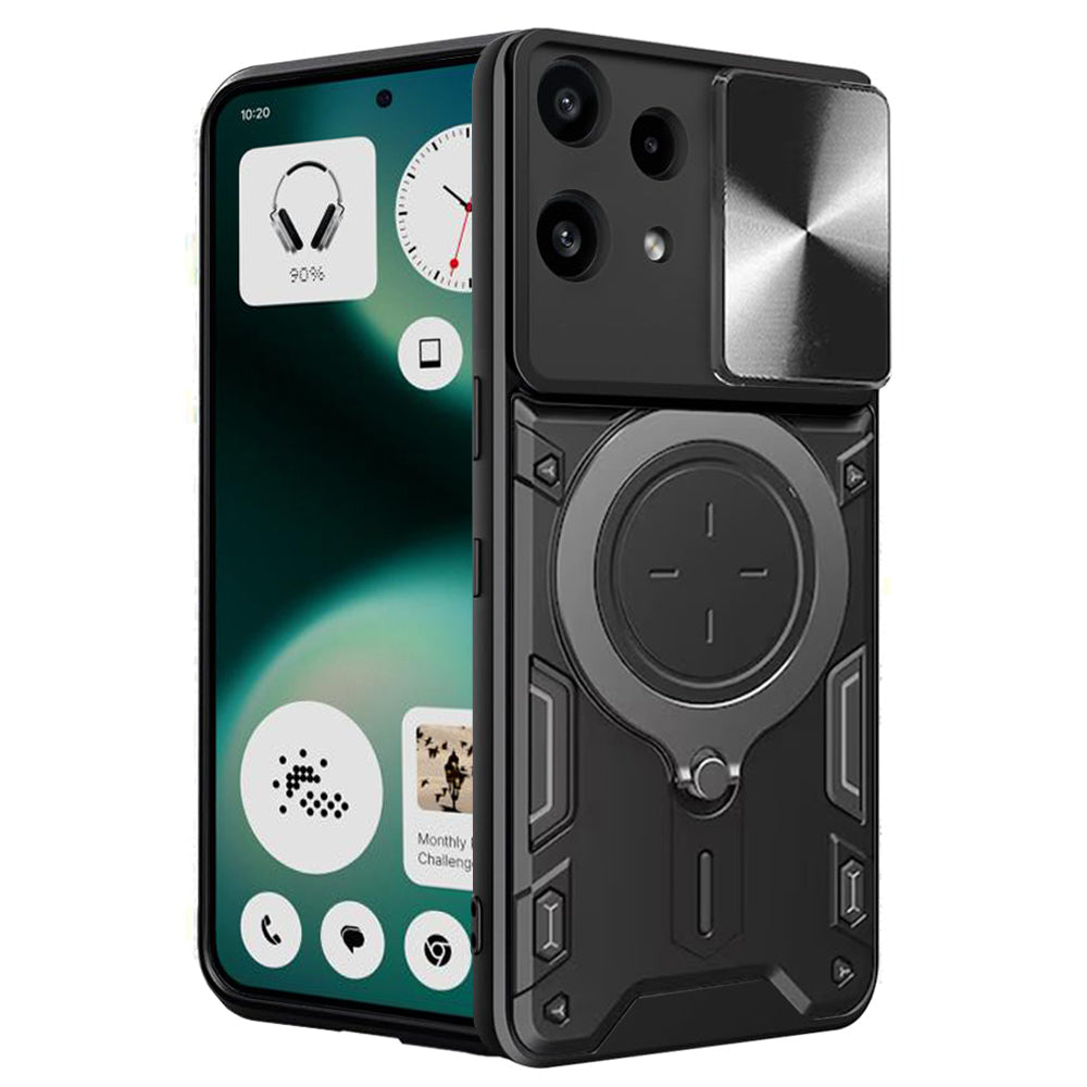 Custodia per Nothing Phone (3a) Lite, Techsuit, CamGuard Pro, Nera