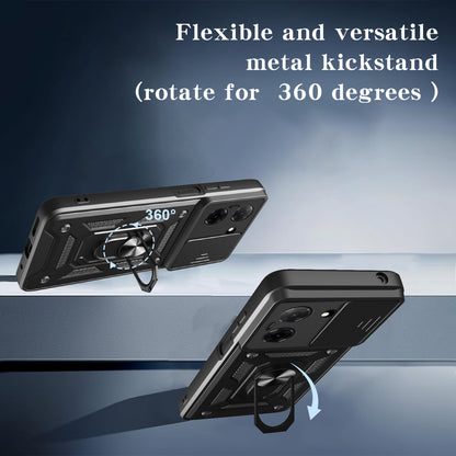 Custodia per Nothing Phone (3a) Lite, Techsuit, CamShield, Nera