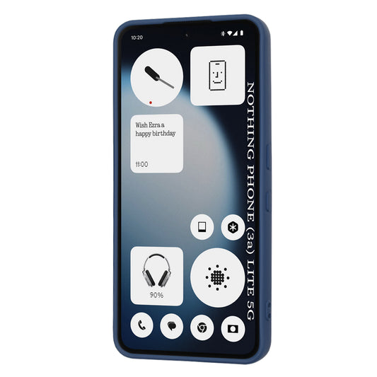 Custodia per Nothing Phone (3a) Lite, Techsuit, SoftFlex, Blu navy