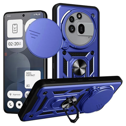 Custodia per Nothing Phone (3a) Pro, Techsuit, CamShield, Blu