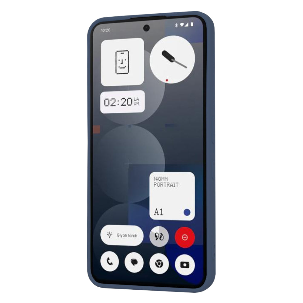 Custodia per Nothing Phone (3a) Pro, Techsuit, SoftFlex, Blu scuro