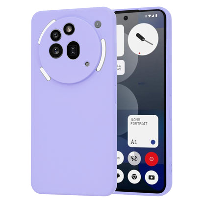 Custodia per Nothing Phone (3a) Pro, Techsuit, SoftFlex, Viola Chiaro