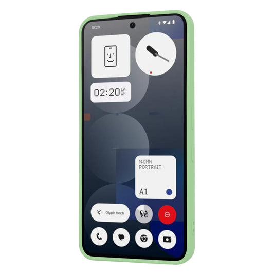Custodia per Nothing Phone (3a) Pro, Techsuit, SoftFlex, Verde Chiaro
