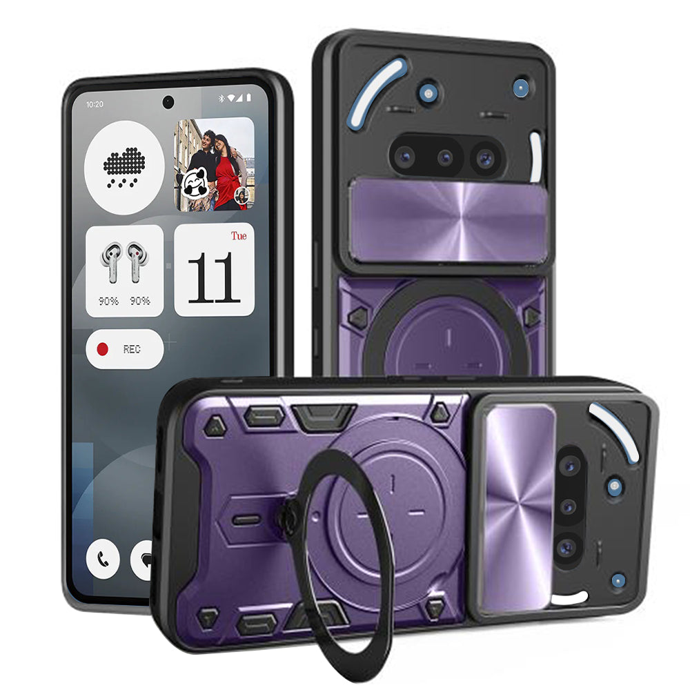 Custodia per Nothing Phone (3a), Techsuit, CamGuard Pro, Viola