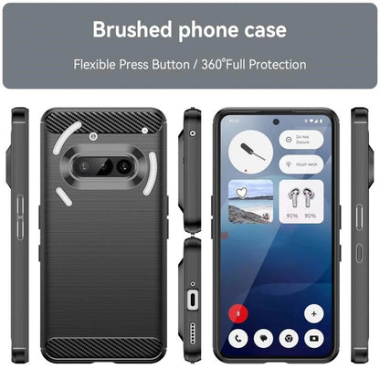 Custodia per Nothing Phone (3a), Techsuit, Carbonio, Blu
