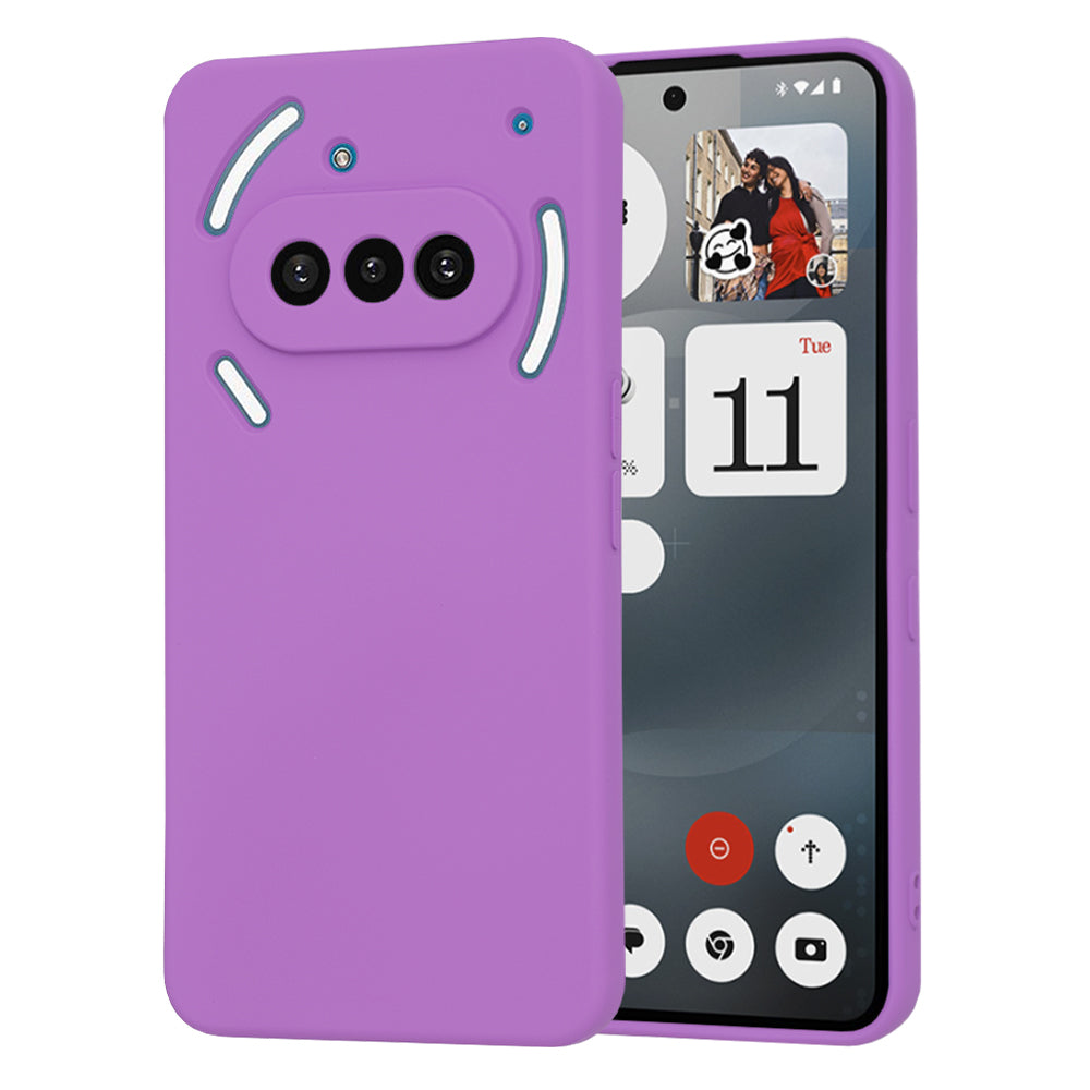 Custodia per Nothing Phone (3a), Techsuit, SoftFlex, Viola