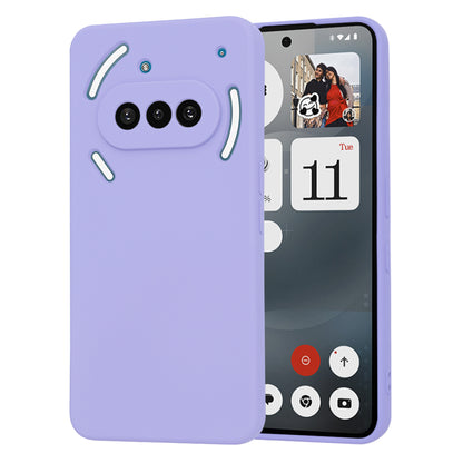 Custodia per Nothing Phone (3a), Techsuit, SoftFlex, Viola Chiaro
