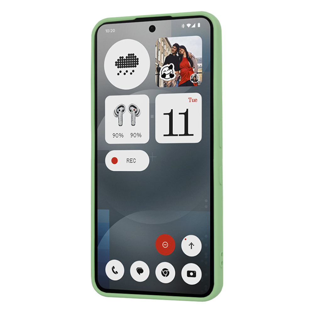Custodia per Nothing Phone (3a), Techsuit, SoftFlex, Verde Chiaro