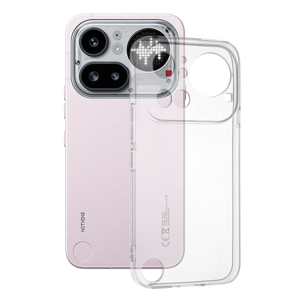 Custodia per Nothing Phone (4a) Pro, Techsuit, Clear, Trasparente