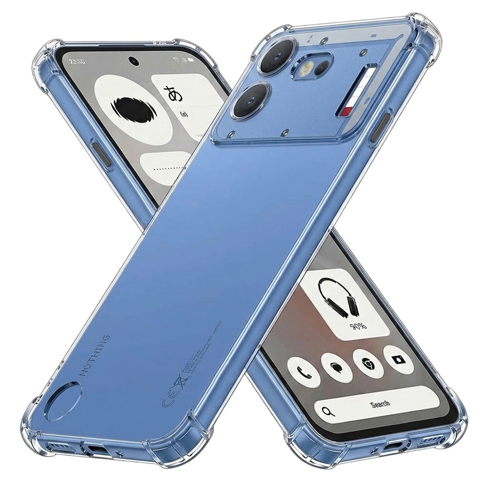 Custodia per Nothing Phone (4b), Techsuit, Shockproof Clear, Trasparente