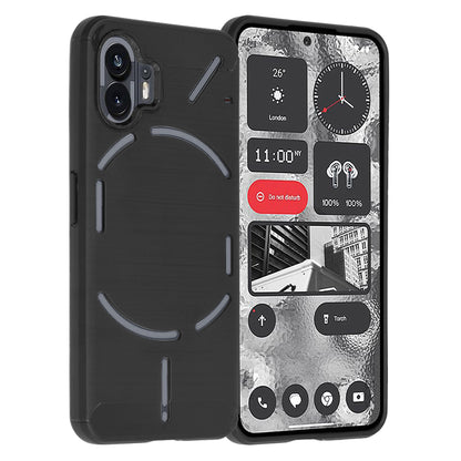 Custodia per Nothing Phone (2), Techsuit, Carbonio, Nera