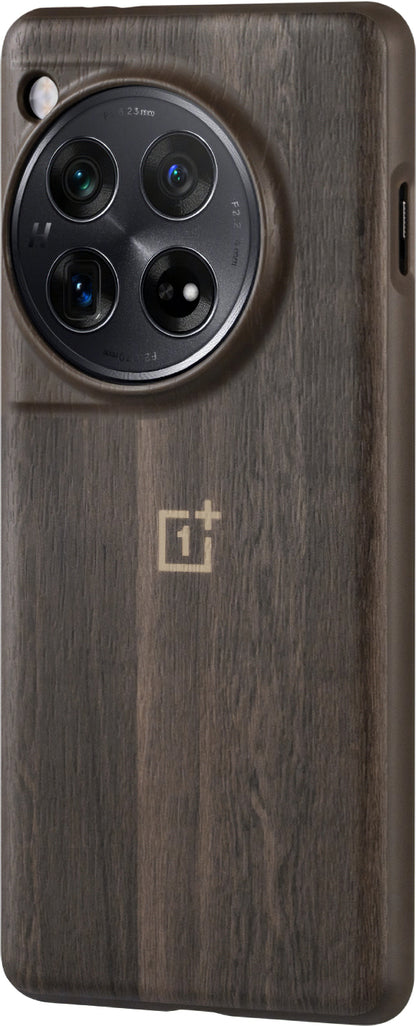 Husa pentru OnePlus 12, Walnut Texture Bumper, Maro 5431101524